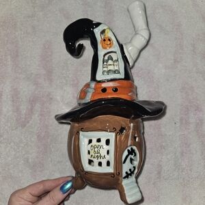 Blue Sky Halloween Witch Hat Decor - Black, Orange, White